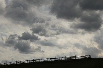 Image showing sky fence