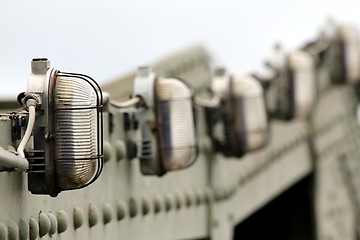 Image showing lamps in a row