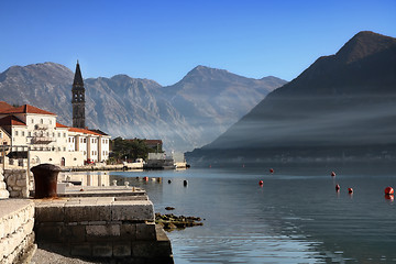 Image showing Perast village near Kotor, Montenegro