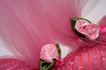 Image showing Pink Fabric Roses
