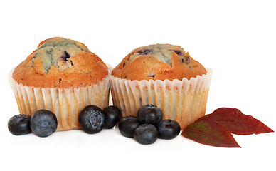 Image showing Blueberry Muffin Cupcakes