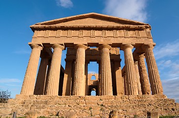 Image showing Concordia temple in Agrigento, Sicily, Italy