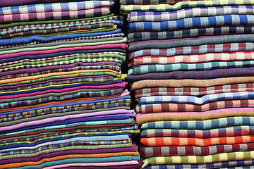 Image showing Towels pile