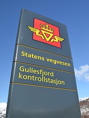 Image showing Sign Statens vegvesen