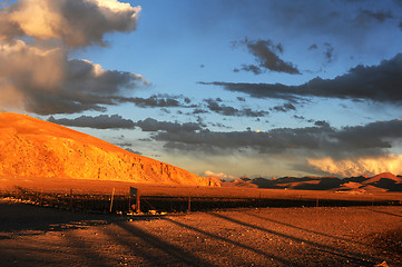 Image showing Landscape in Tibet