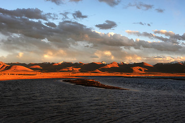 Image showing Landscape in Tibet