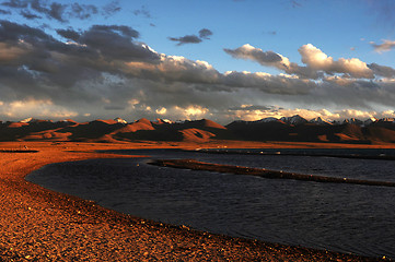 Image showing Landscape in Tibet