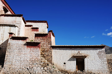 Image showing Typical historic Tibetan buildings
