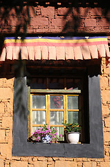 Image showing Typical Tibetan window