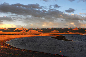 Image showing Landscape in Tibet