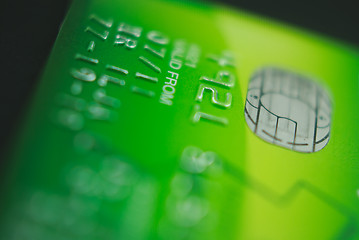 Image showing Bank card close up