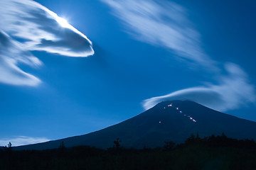 Image showing Blue Fuji