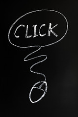 Image showing Concept of Click