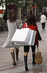 Image showing Women shopping