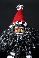 Image showing black santa