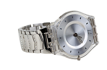 Image showing watch with a steel bracelet