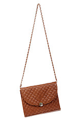 Image showing The brown woman's handbag