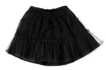 Image showing Black laced skirt