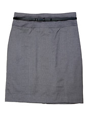 Image showing The classic gray women's skirt