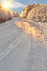 Image showing winter road