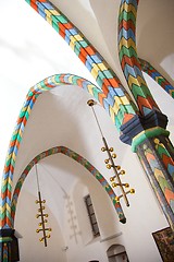 Image showing interior of  medieval town hall in Tallinn