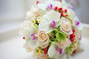 Image showing wedding bridal bouquet
