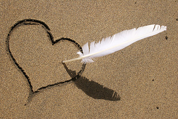 Image showing Beach Love
