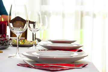 Image showing Elegant table setting