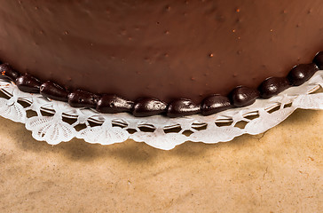 Image showing Brown cake texture