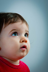 Image showing Closeup of a child