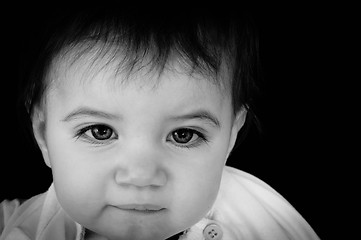 Image showing Closeup of a child