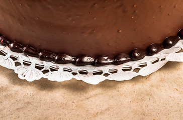 Image showing Brown cake texture