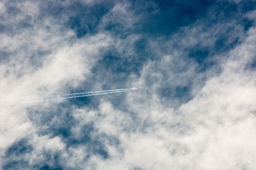 Image showing Deep blue sky