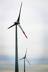 Image showing Air turbine against sky