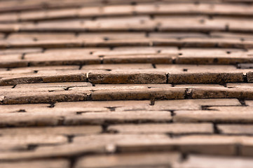 Image showing Old Stairs closeup