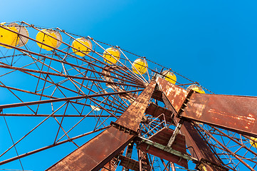 Image showing The Ferris Wheel in Pripyat, Chernobyl 2012 March