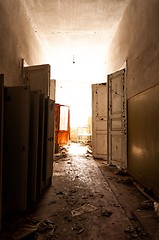 Image showing Doorway with bright light 