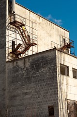 Image showing Abandoned industrial building in Chernobyl 2012