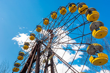 Image showing The Ferris Wheel in Pripyat, Chernobyl 2012 March