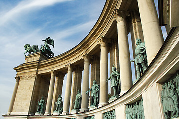 Image showing Heroes square Budapest, Hungary