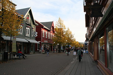 Image showing Storgata in Lillehammer