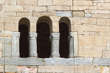 Image showing pre-romanic window