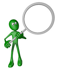 Image showing magnifying glass