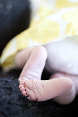 Image showing Baby feet