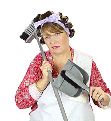 Image showing Exasperated Housewife