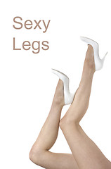 Image showing girls sexy legs