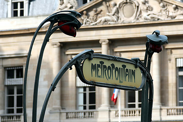 Image showing Metropolitain