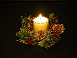 Image showing Christmas Candle