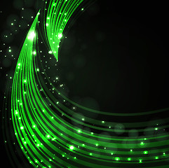 Image showing Green fantasy background