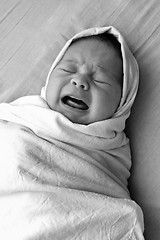 Image showing sad baby